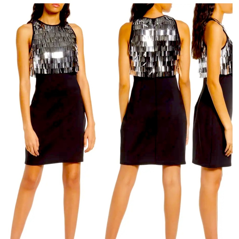Sho  sequin fringe cocktail dress. Brand new condition- worn for 4 hours once!
